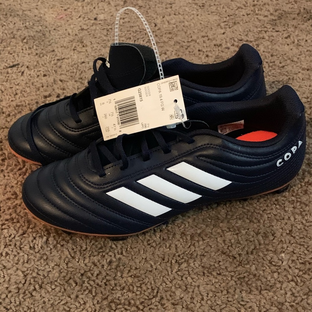 Adidas G25815 Copa 19.4 Soccer Blue Orange Size 8 - Picture 2 of 5
